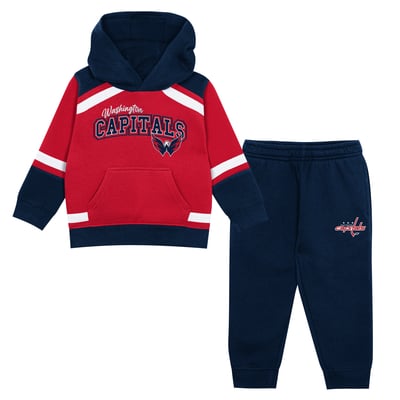 Washington Capitals Outerstuff Toddler Ice Explorer Hoodie & Pants Set - Red/Navy