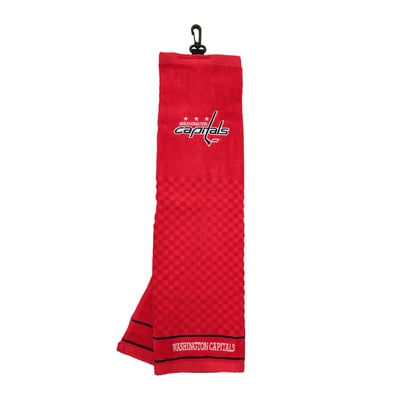 Washington Capitals 16" X 22" Tri-Fold Embroidered Scrubber Golf Towel