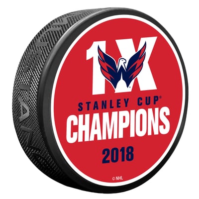 Washington Capitals 1X Champions Hockey Puck