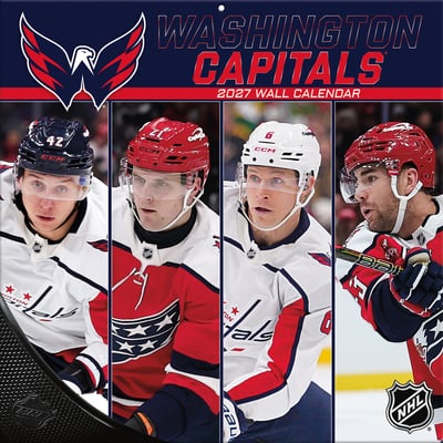 Washington Capitals 2027 12” x 12” Team Wall Calendar