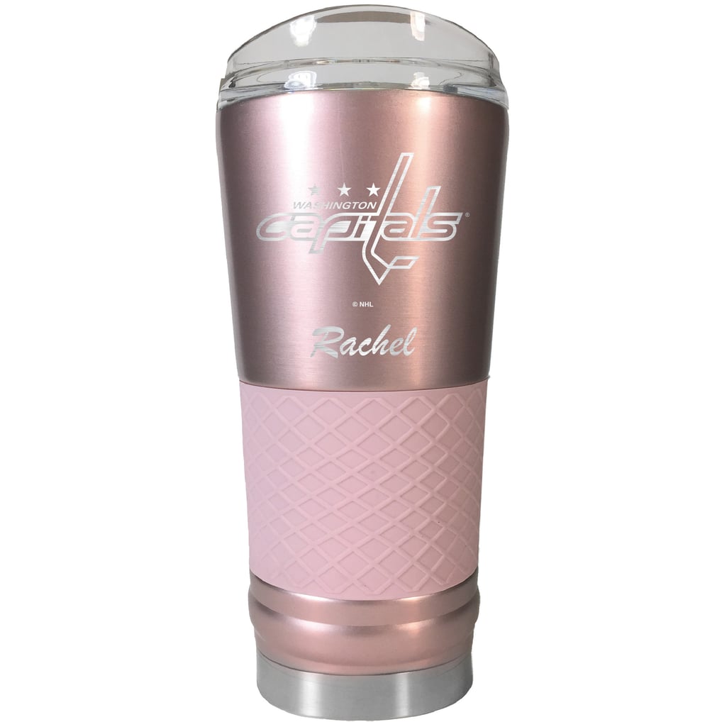 Washington Capitals 24oz. Personalized Rose Gold Draft Tumbler