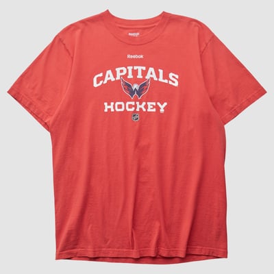 Washington Capitals Reebok 2010s T-shirt - Red - L by Fanatics Real Vintage