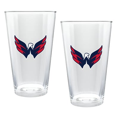 Washington Capitals Two-Piece 16oz. Double Play Pint Glass Set