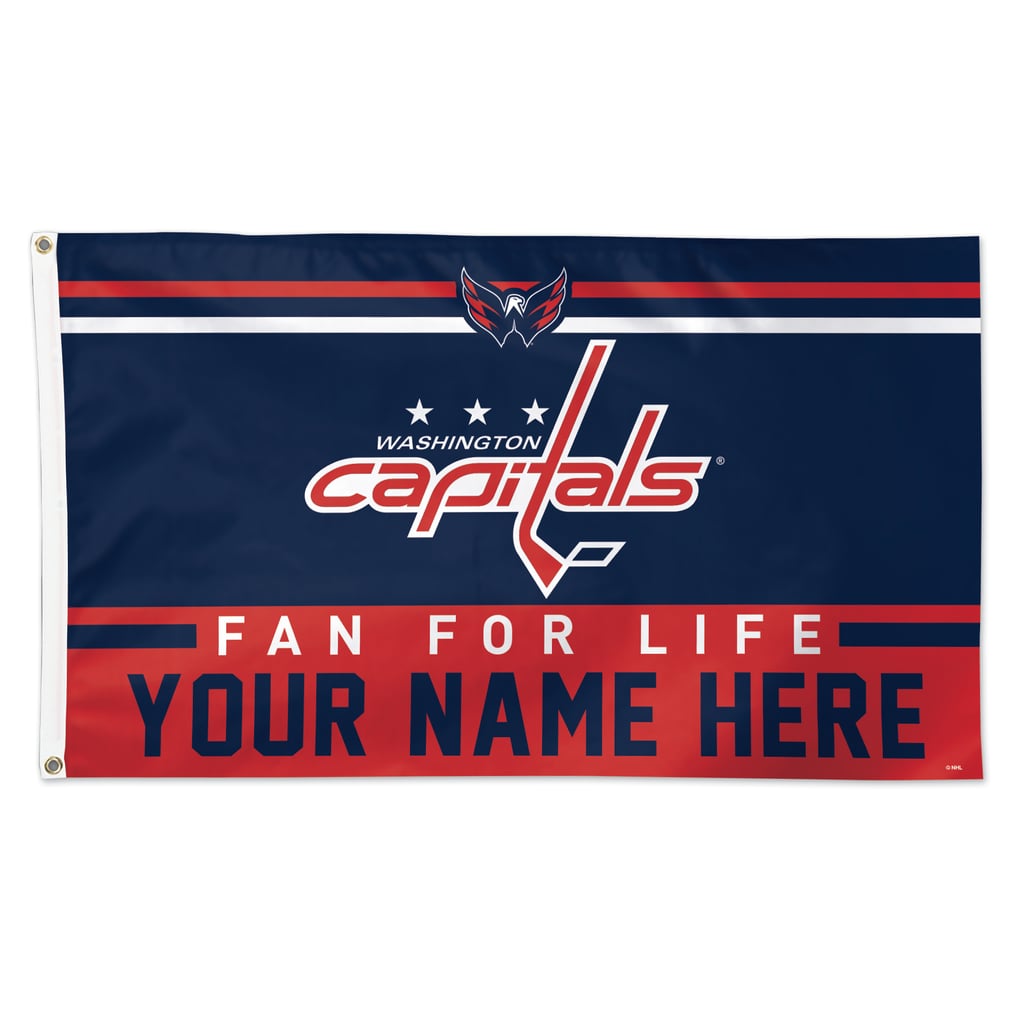 Washington Capitals WinCraft 3' x 5' One-Sided Deluxe Personalized Flag