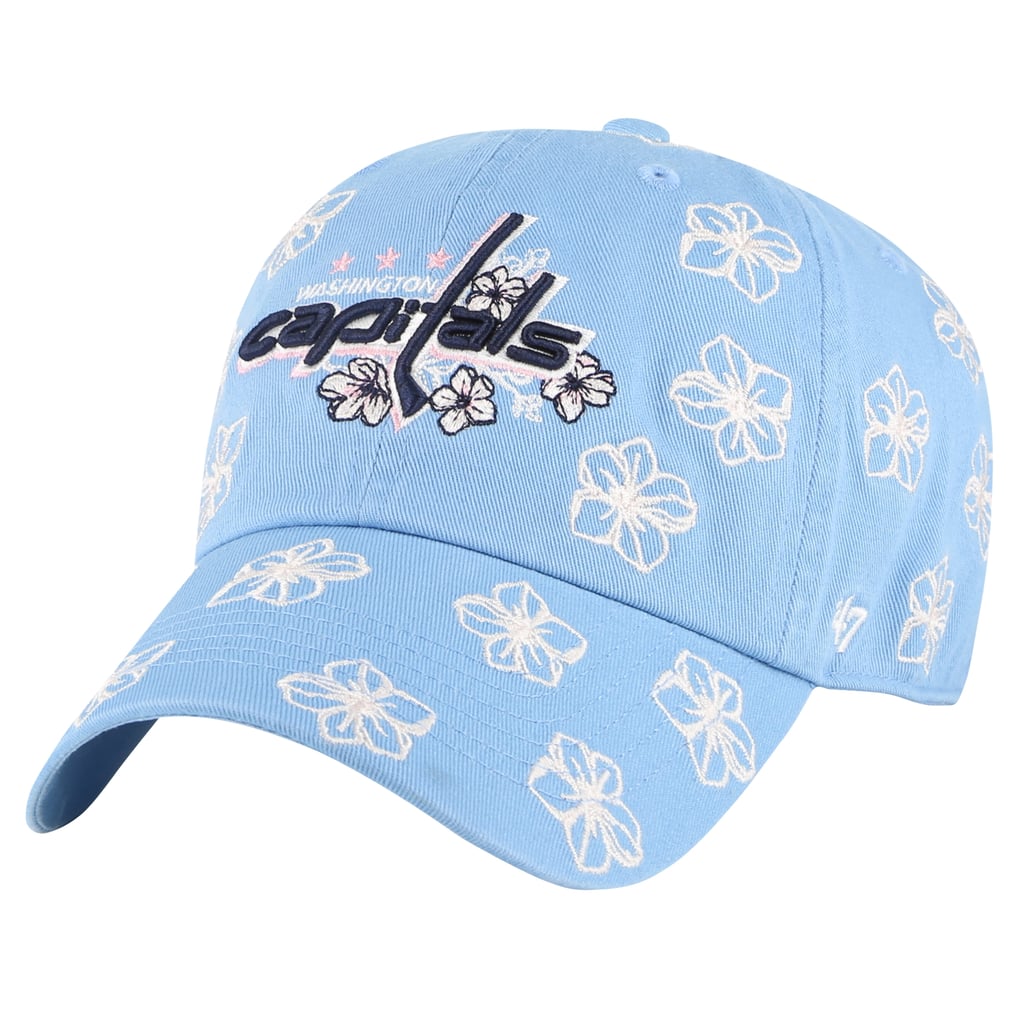 Washington Capitals '47 Women's Confetti Clean Up Adjustable Hat - Light Blue
