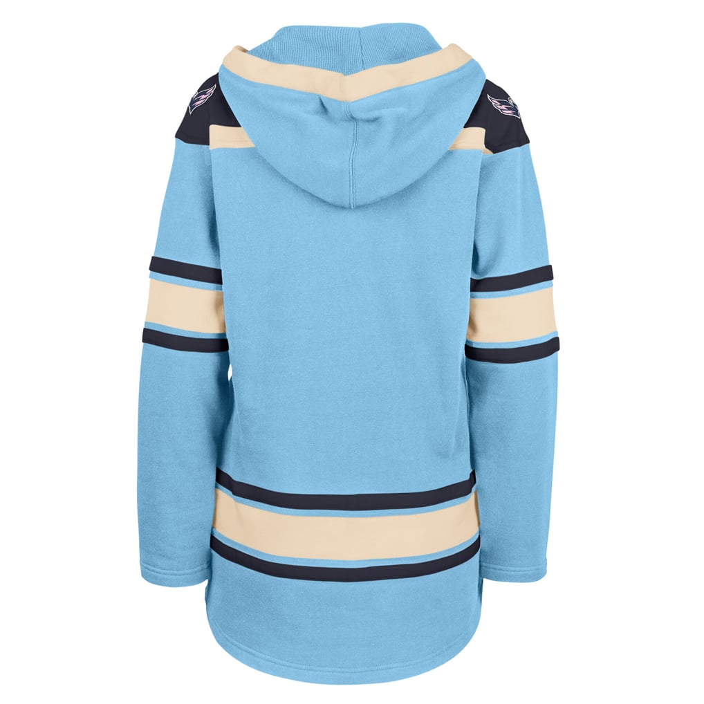  Washington Capitals '47 Women's Superior Lacer Pullover Hoodie - Light Blue