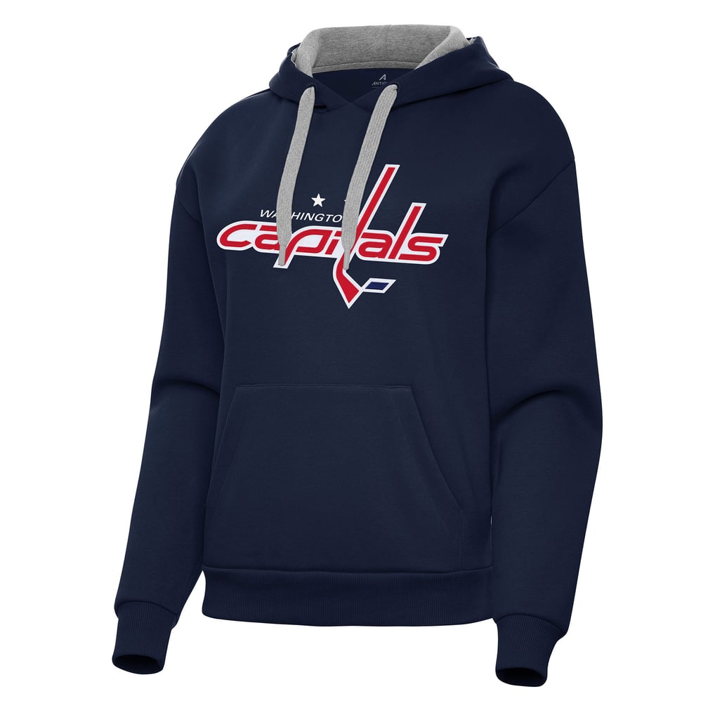 Washington Capitals Antigua Women's Victory Pullover Hoodie - Navy