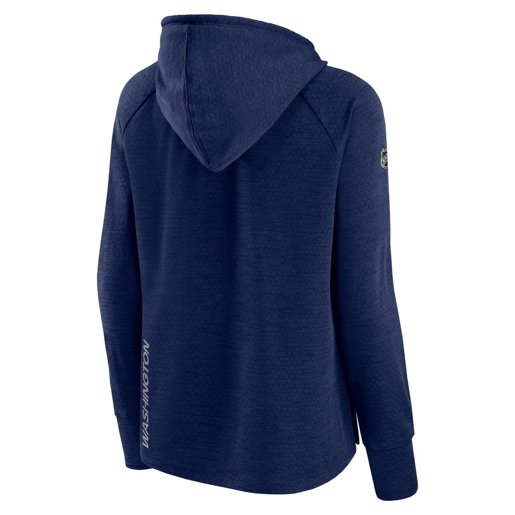  Washington Capitals Fanatics Women's Authentic Pro Pullover Hoodie - Heather Navy