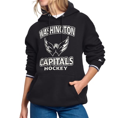Washington Capitals Starter Women's Cookies & Cream Hoodie - Black

