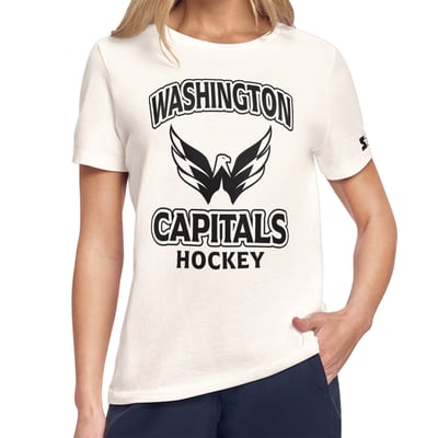 Washington Capitals Starter Women's Cookies & Cream T-Shirt - Cream
