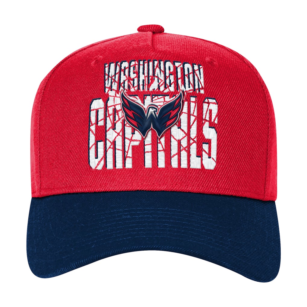 Outerstuff Washington Capitals Youth Red/Navy Ice Breaker Adjustable Hat