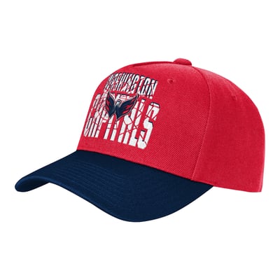 Washington Capitals Outerstuff Youth Ice Breaker Adjustable Hat - Red/Navy