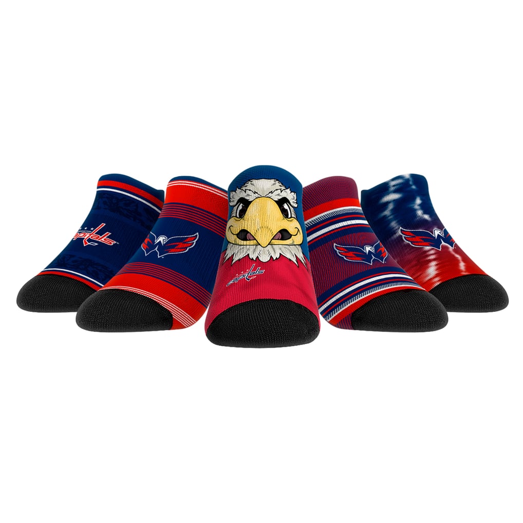  Washington Capitals Rock Em Socks Youth Super Fan Five-Pack Low-Cut Socks Set