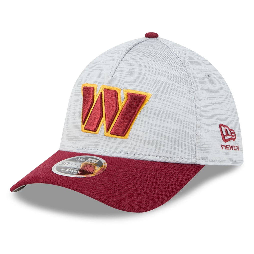 Washington Commanders New Era  Tech 39THIRTY A-Frame Stretch Hat - Gray
