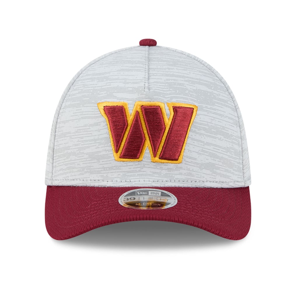 Washington Commanders New Era  Tech 39THIRTY A-Frame Stretch Hat - Gray
