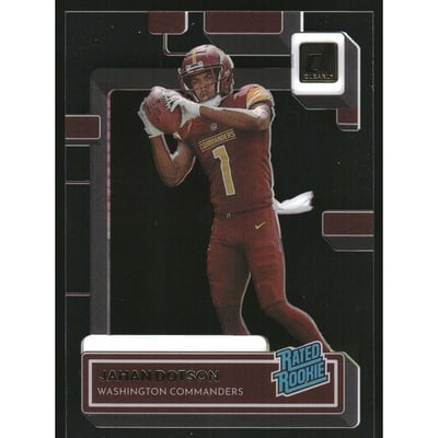 2022 Clearly Donruss Gold #60 Jahan Dotson RR