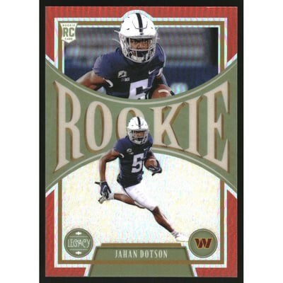 2022 Panini Legacy Premium Edition Orange #153 Jahan Dotson