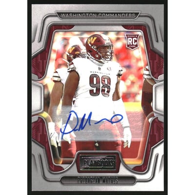 2022 Panini Playbook Rookie Signatures #197 Phidarian Mathis