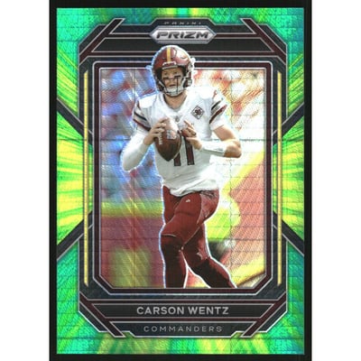 2022 Panini Prizm Prizms Hyper #292 Carson Wentz