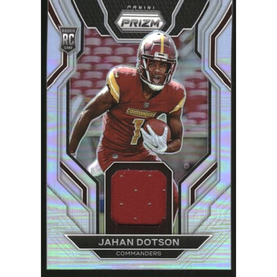 2022 Panini Prizm Rookie Gear #10 Jahan Dotson