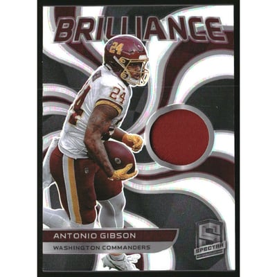 2022 Panini Spectra Brilliance Materials #13 Antonio Gibson