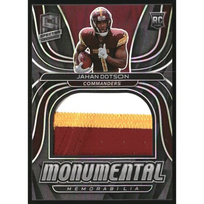 2022 Panini Spectra Monumental Memorabilia #14 Jahan Dotson