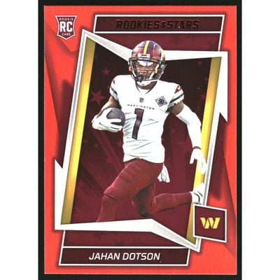2022 Rookies and Stars Red #114 Jahan Dotson