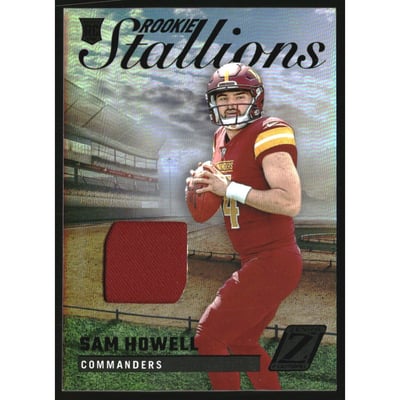 2022 Zenith Rookie Stallions Materials #5 Sam Howell
