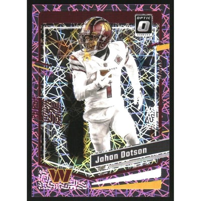 2023 Donruss Optic Pink Velocity #196 Jahan Dotson