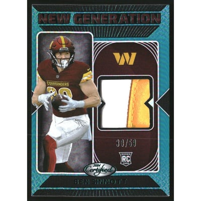 2024 Certified New Generation Jerseys Mirror Teal #37 Ben Sinnott