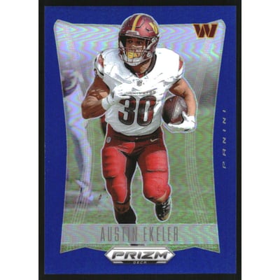 2024 Panini Prizm Deca Prizms Blue #292 Austin Ekeler