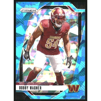 2024 Panini Prizm Prizms Blue Ice #293 Bobby Wagner