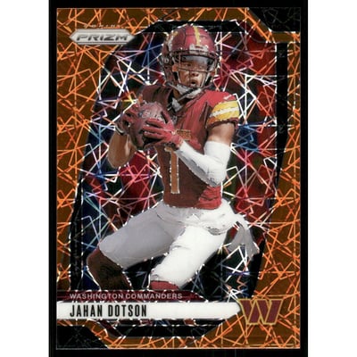 2024 Panini Prizm Prizms Lazer #290 Jahan Dotson