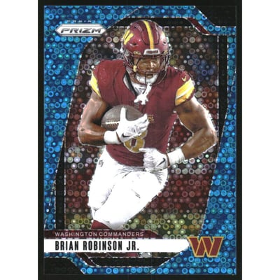 2024 Panini Prizm Prizms No Huddle Blue #288 Brian Robinson Jr.