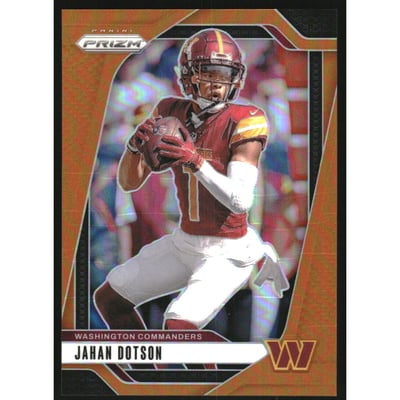 2024 Panini Prizm Prizms Orange #290 Jahan Dotson