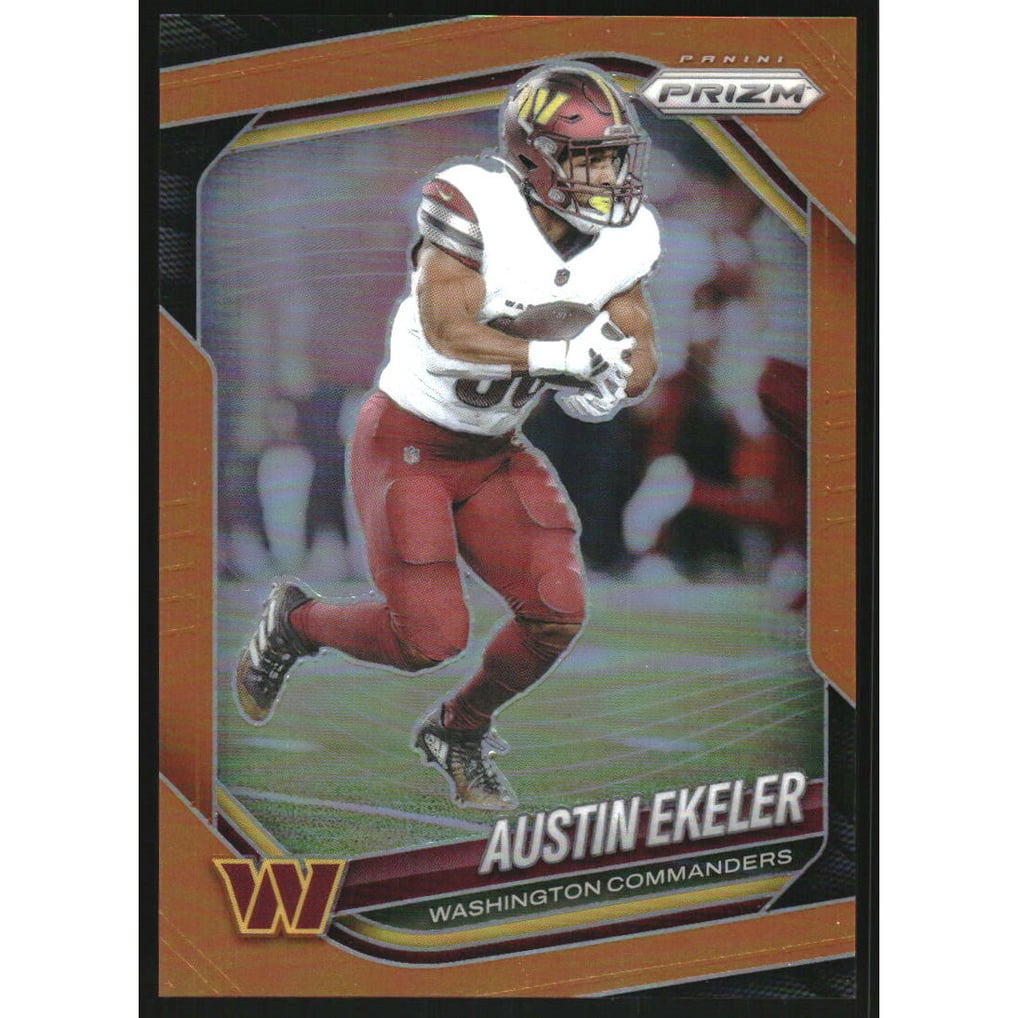 2025 Panini Prizm Prizms Orange #242 Austin Ekeler