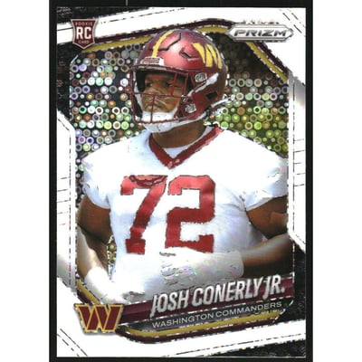 2025 Panini Prizm Prizms White Disco #382 Josh Conerly Jr.
