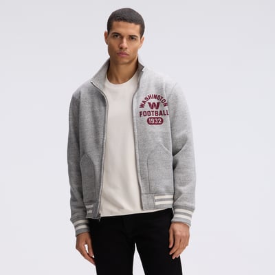 Washington Commanders Fanatics IconicFleece Full-Zip Jacket - Heather Gray