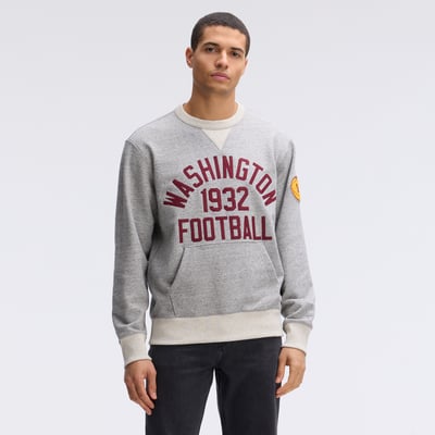 Washington Commanders Fanatics IconicFleece Pocket Sweatshirt - Heather Gray