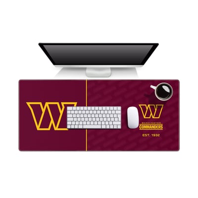 Washington Commanders Fanpoint 15.7" x 35.4" Logo Series Desk Pad