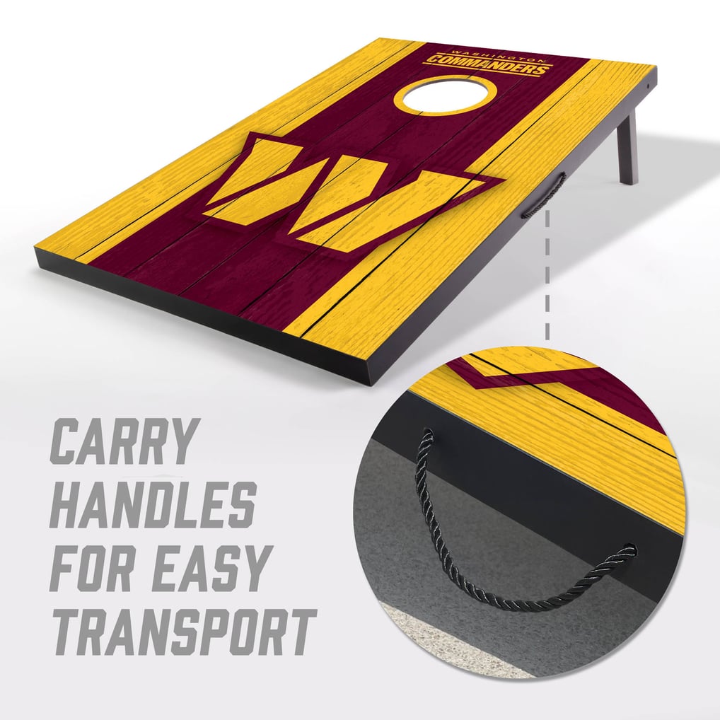 Washington Commanders Fanpoint 2' x 3' Cornhole Game with Bags