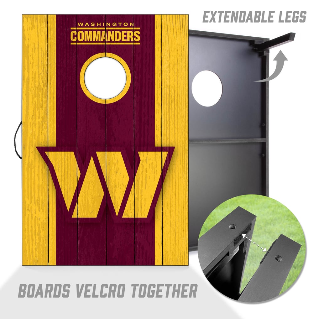Washington Commanders Fanpoint 2' x 3' Cornhole Game with Bags