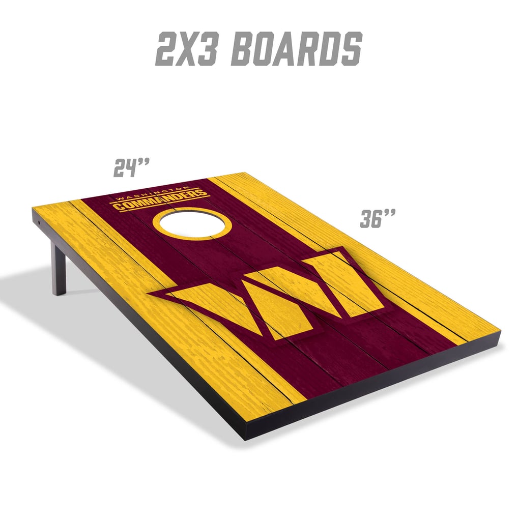 Washington Commanders Fanpoint 2' x 3' Cornhole Game with Bags