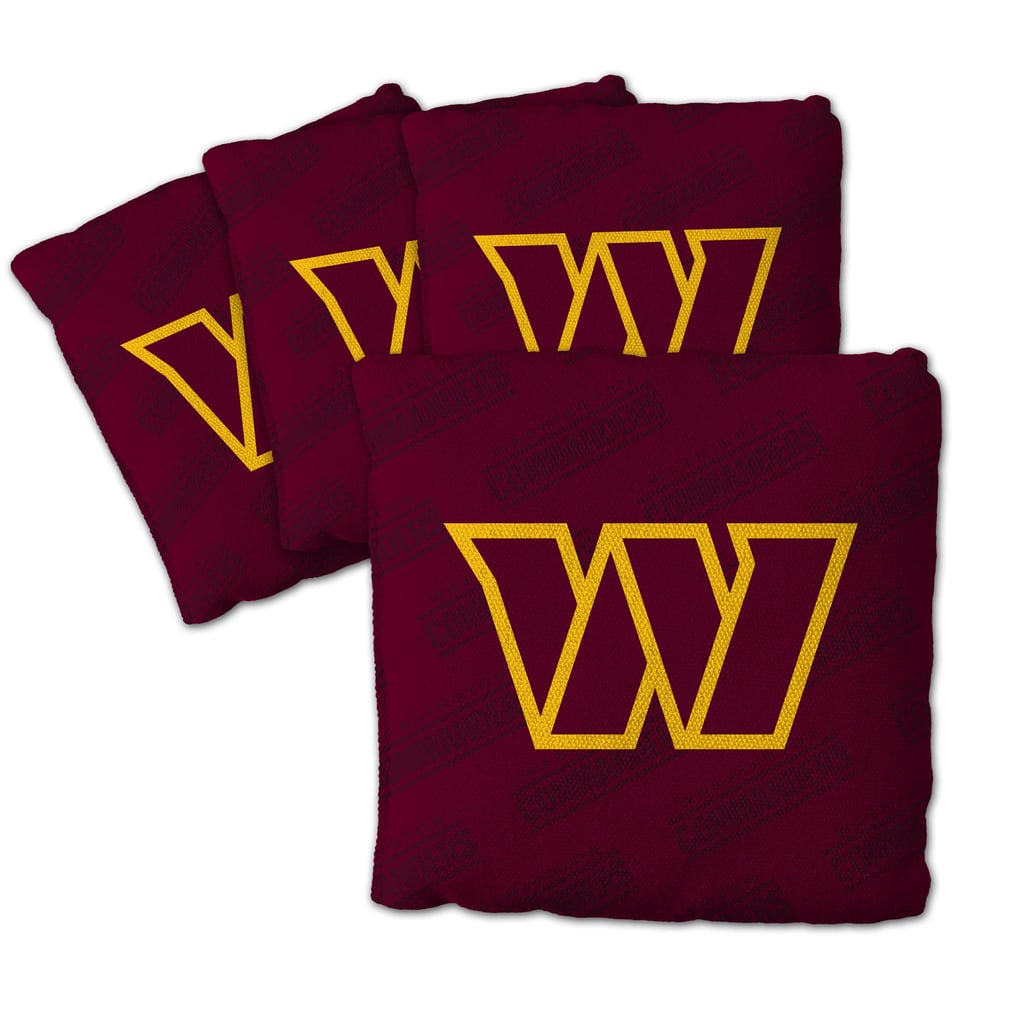 Washington Commanders Fanpoint Four-Piece Cornhole Bag Set