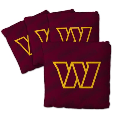 Washington Commanders Fanpoint Four-Piece Cornhole Bag Set