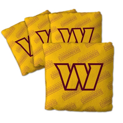 Washington Commanders Fanpoint Four-Piece Cornhole Bag Set