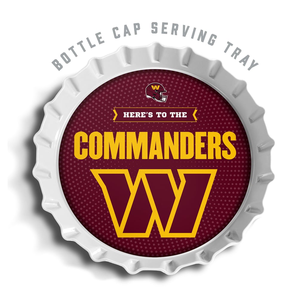 Washington Commanders IDNA 13" Bottle Cap Serving Tray