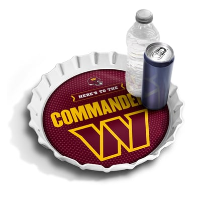 Washington Commanders IDNA 13" Bottle Cap Serving Tray