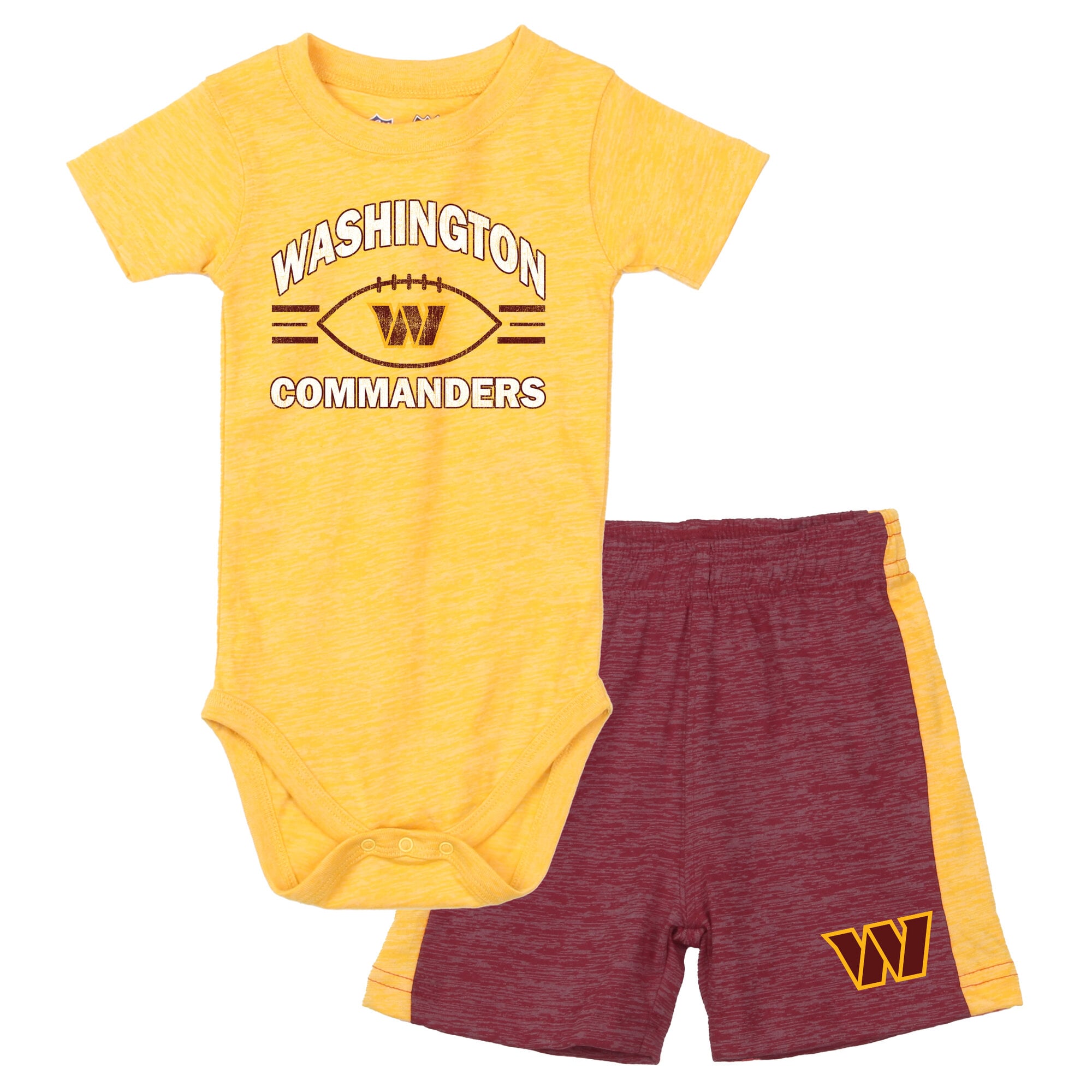Infant Washington Commanders Wes & Willy Gold/Burgundy Cloudy Yard ...