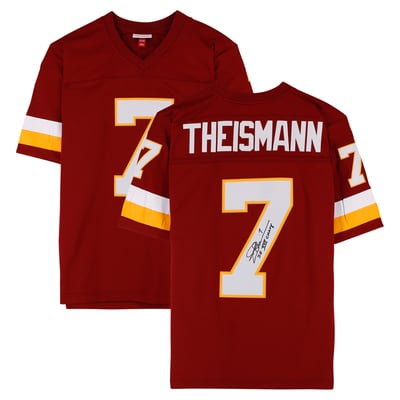 Joe Theismann Washington Commanders Autographed Fanatics Authentic Burgundy Mitchell & Ness 1982 Replica Jersey with "SB XVII Champs" Inscription